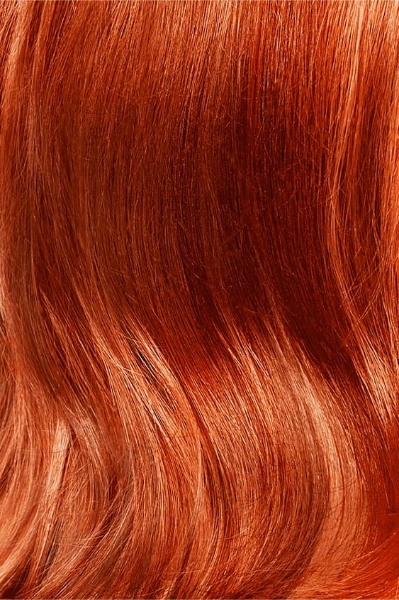 redhead hair